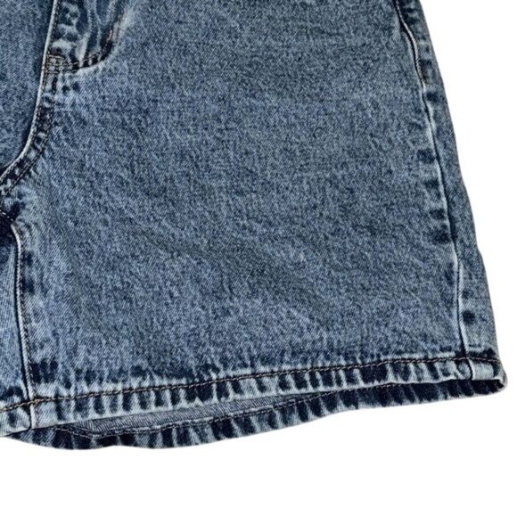 Shein Womens High-Waisted Blue Denim Shorts Size 30 - Picture 5 of 10